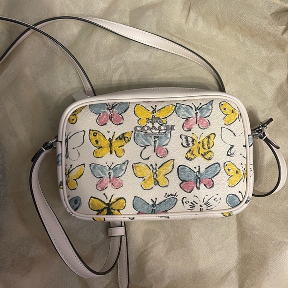 Coach Multicolor Butterfly Crossbody Bag NWOT - Picture 1 of 6
